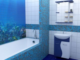 Тумба под раковину Stella Polar Колор-1 55см синий SP-00000195